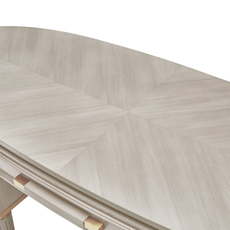 St. Charles Dove Gray Vanity Desk & Mirror - Ornate Home