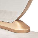 St. Charles Dove Gray Vanity Desk & Mirror - Ornate Home