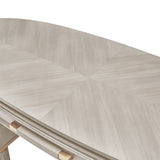 St. Charles Dove Gray Vanity Desk with Mirror & Chair - Ornate Home