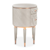 St. Charles Dove Gray Vanity Desk with Mirror & Chair - Ornate Home
