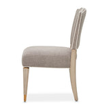 St. Charles Dove Gray Vanity Desk with Mirror & Chair - Ornate Home