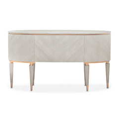 St. Charles Dove Gray Vanity Desk - Ornate Home