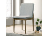 St Gallen Natural Tone & Light Gray Dining Chair (Set of 2) - Ornate Home