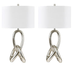 St. James Silver Table Lamp (Set of 2) - Ornate Home