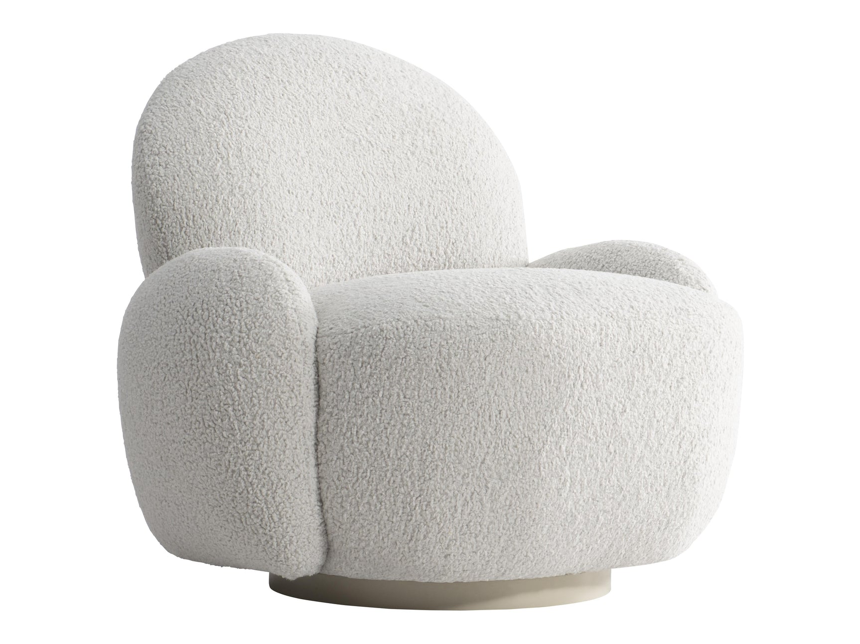 St. Jean Greige/Grey Fabric Swivel Chair - Ornate Home