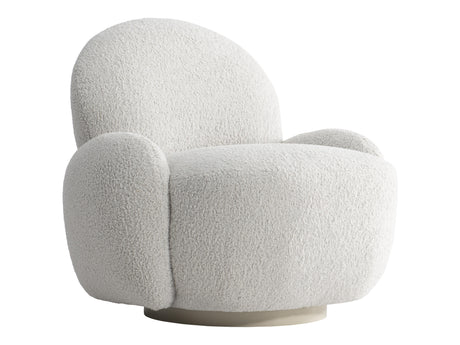 St. Jean Greige/Grey Fabric Swivel Chair - Ornate Home