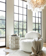 St. Jean Greige/Grey Fabric Swivel Chair - Ornate Home