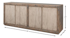 St Martin Grey Sideboard - Ornate Home