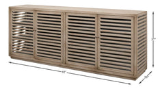 St. Nevis Grey Sideboard - Ornate Home