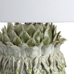 St. Simon Green/White Table Lamp - Ornate Home