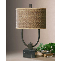 Stabina Black/Bronze/Brown Metal Table Lamp - Ornate Home