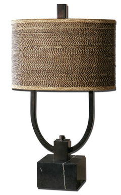 Stabina Black/Bronze/Brown Metal Table Lamp - Ornate Home