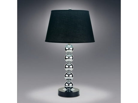 Stacked Ball Chrome 29" Table Lamp - Ornate Home