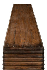 Stacked Brown Console Table - Ornate Home