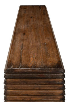 Stacked Brown Console Table - Ornate Home