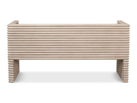 Stacked Grey Bench - Ornate Home