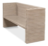 Stacked Grey Bench - Ornate Home