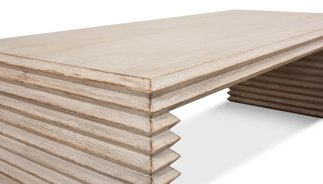 Stacked Grey Cocktail Table - Ornate Home