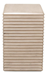 Stacked Grey Side Table - Ornate Home