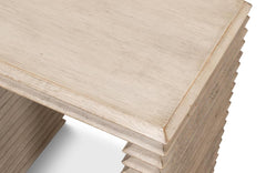 Stacked Grey Side Table - Ornate Home