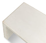 Stacked White Stool - Ornate Home