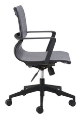 Stacy Dark Gray Office Chair - Ornate Home
