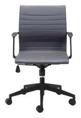 Stacy Dark Gray Office Chair - Ornate Home