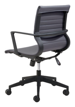 Stacy Dark Gray Office Chair - Ornate Home