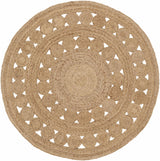 Stafford Round Jute Rug - Clearance - Ornate Home