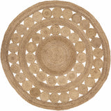 Stafford Round Jute Rug - Clearance - Ornate Home