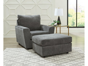 Stairatt Gravel Chair and Ottoman (Online Special Price) - Ornate Home