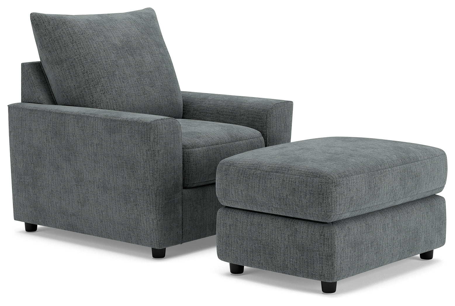 Stairatt Gravel Chair and Ottoman (Online Special Price) - Ornate Home