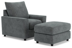 Stairatt Gravel Chair and Ottoman - Ornate Home