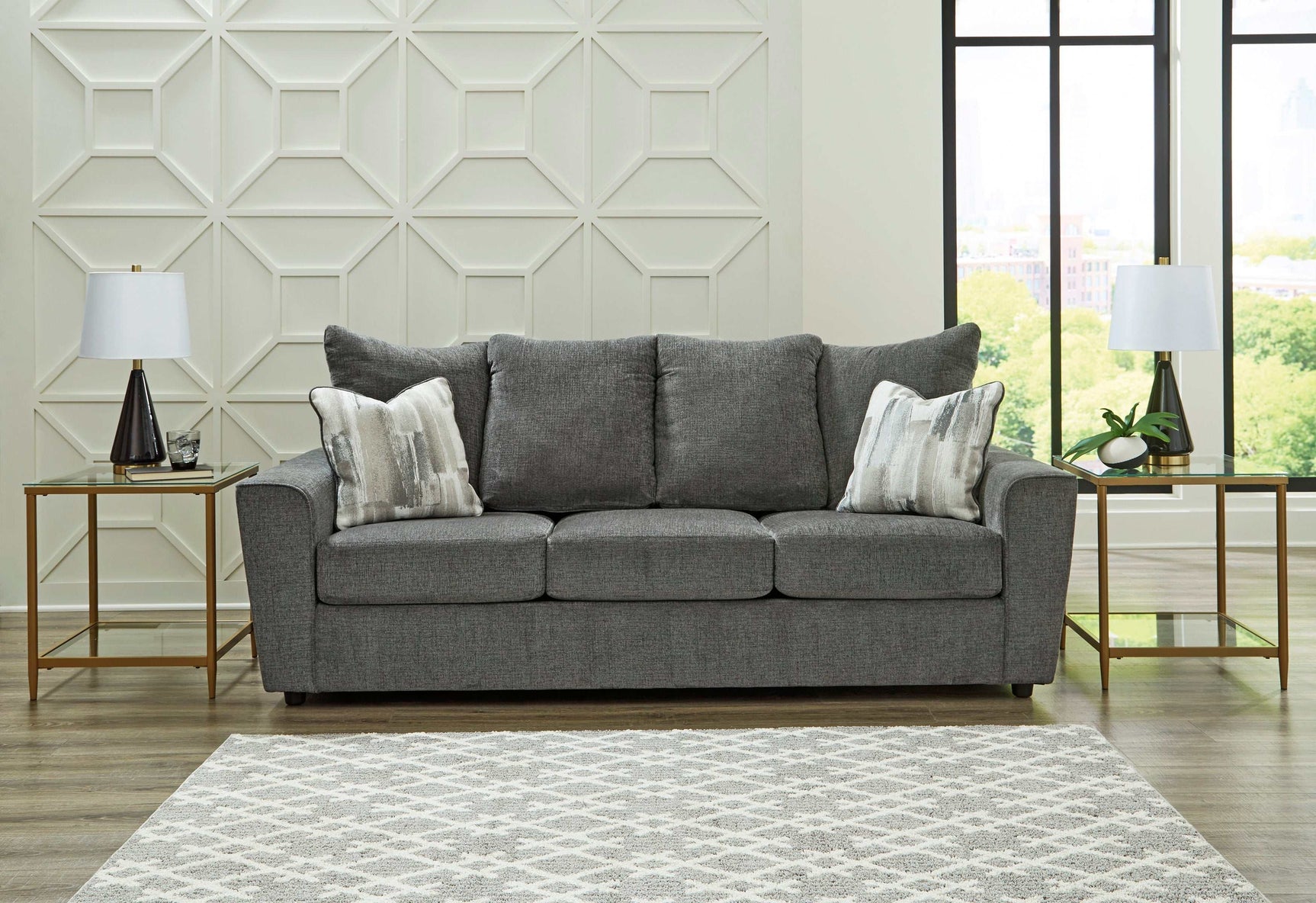 Stairatt Gravel Living Room Set / 2pc (Online Special Price) - Ornate Home