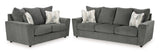 Stairatt Gravel Living Room Set / 2pc - Ornate Home