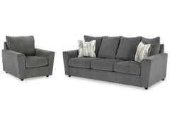 Stairatt Gravel Sofa and Chair - Ornate Home