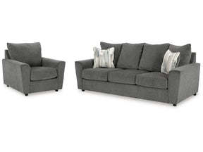 Stairatt Gravel Sofa and Chair - Ornate Home