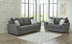 Stairatt Gravel Sofa and Loveseat - Ornate Home