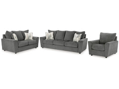 Stairatt Sofa, Loveseat and Chair - Ornate Home