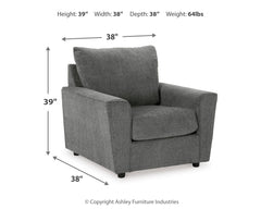 Stairatt Sofa, Loveseat and Chair - Ornate Home