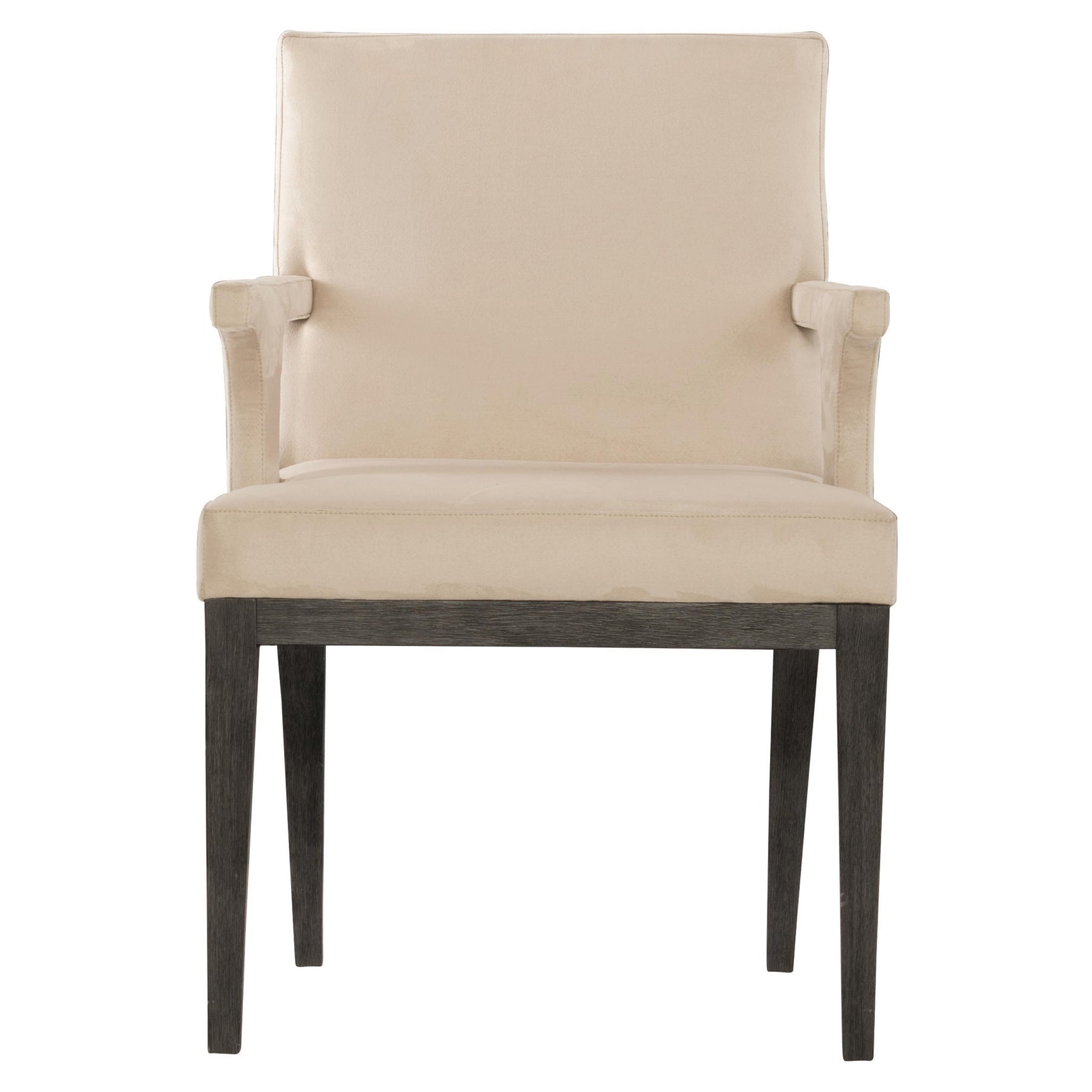 Staley Midnight Black/Light Beige Fabric Arm Chair - Ornate Home