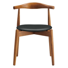 Stalwart Dark Walnut Black Dining Side Chairs (Set of 2) - Ornate Home