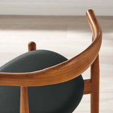 Stalwart Dark Walnut Black Dining Side Chairs (Set of 2) - Ornate Home