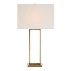 Stambaugh Brass Crystal Table Lamp - Ornate Home