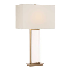 Stambaugh Brass Crystal Table Lamp - Ornate Home