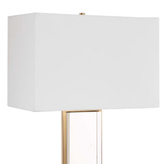 Stambaugh Brass Crystal Table Lamp - Ornate Home