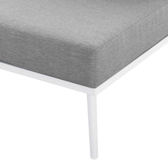 Stance White/Gray 3 Piece Outdoor Patio Aluminum Set - Ornate Home