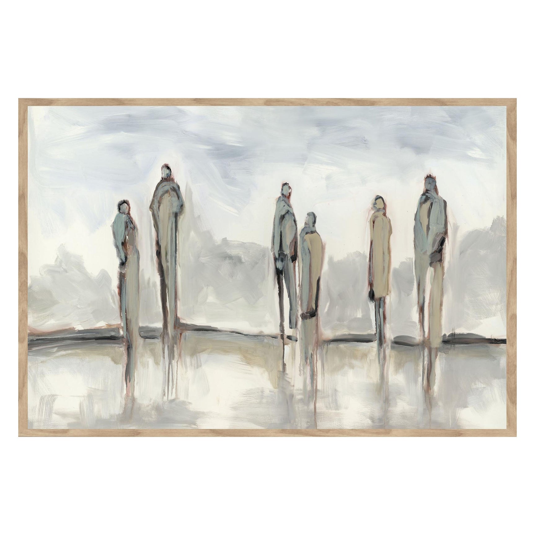 Stance White Painting 48x72 by Buddy Whitlock - Ornate Home
