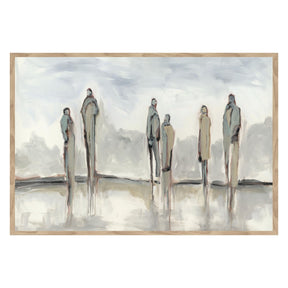 Stance White Painting 48x72 by Buddy Whitlock - Ornate Home