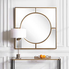 Stanford Gold Square Mirror - Ornate Home